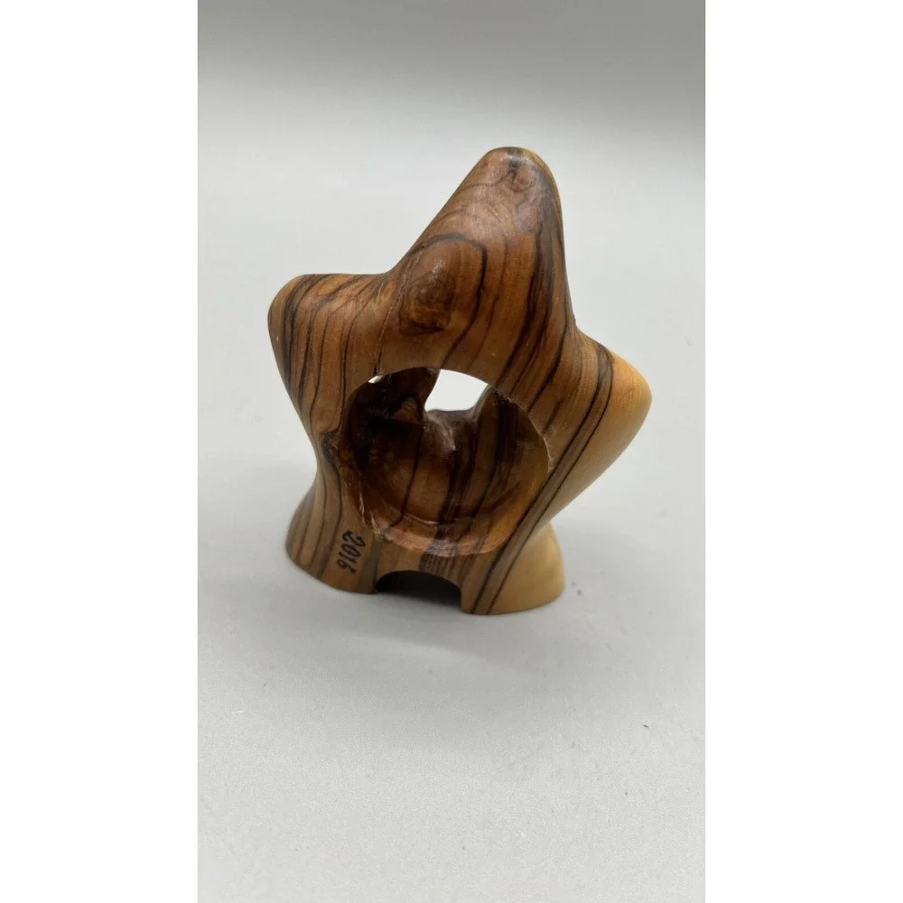Holy Family Star Olive Wood Hand Carved‎ Figurine Nativity Scene Holy Land 2016